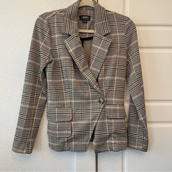 Anthropologie Maeve Collegiate Houndstooth Blazer - Picture 3 of 6